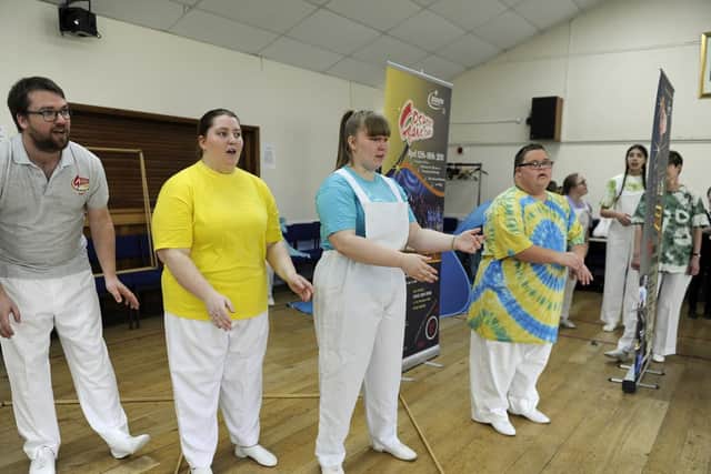 The scene at the Gosport Gang Show dress rehearsal on Saturday. Picture: Ian Hargreaves  (060419-9)