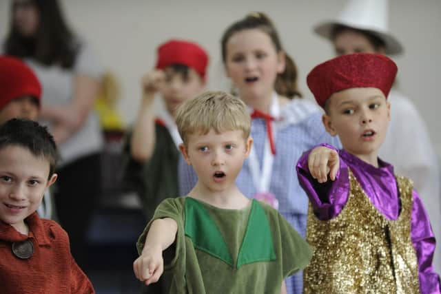 The scene at the Gosport Gang Show dress rehearsal on Saturday. Picture: Ian Hargreaves  (060419-4)