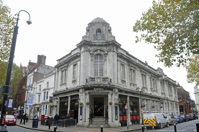 The Isambard Kingdom Brunel pub in Guiildhall Walk, Portsmouth
