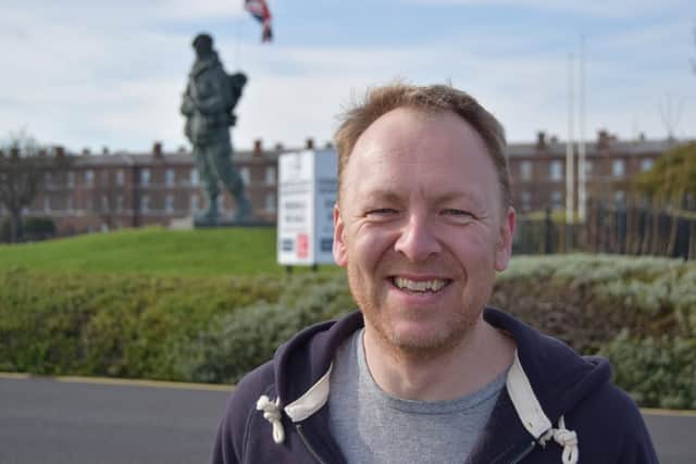 Paul Salt, 45, of Marine Gate, would rather see the site turned into a conference centre or new hotel. Photo: Tom Cotterill