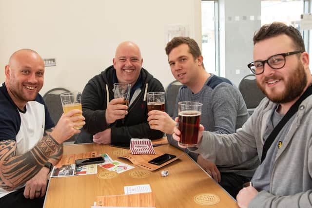 Portchester Beer Festival 2018 -  Dan Darwin, Mike Child, Mike Bell and Mike Bashforth         Picture: Vernon Nash (180376-005)