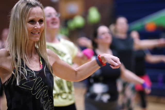 The Danceathon in aid of the Rowans Hospice, at the Mountbatten Centre, Portsmouth. Picture: Chris Moorhouse (070419-10)