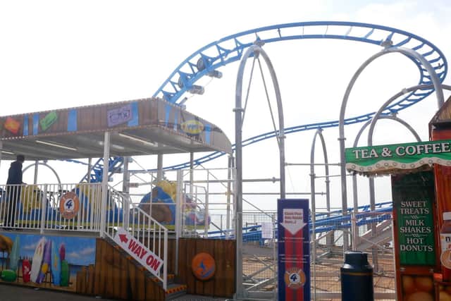 The Tidal Wave rollercoaster at Clarence Pier, in Southsea - one of two new rides introduced at the site. Picture: Habibur Rahman