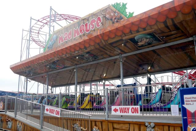 The new Mad Mouse rollercoaster at Clarence Pier. Picture: Habibur Rahman
