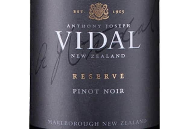 Vidal Reserve Pinot Noir 2017.