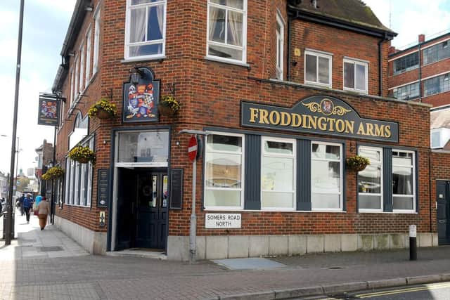 Located in Fratton Road, it gets its name from the historic district of Froddington which was named in the Doomsday Book. Over the years it was corrupted and became Fratton.