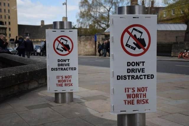 Police are starting a crackdown on mobile phone use in cars