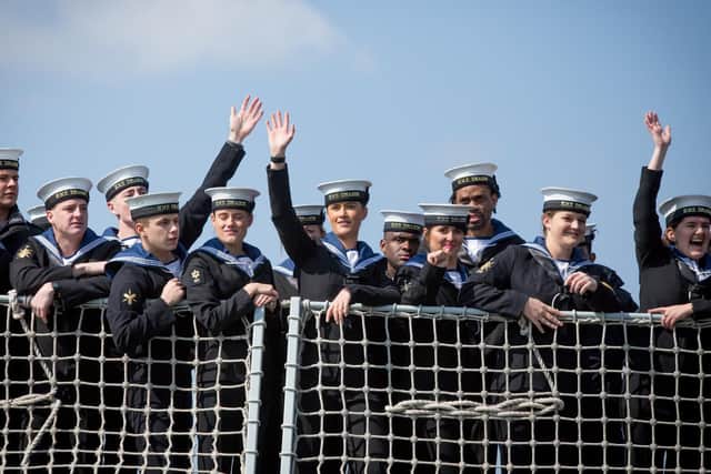 Crew of HMS Dragon