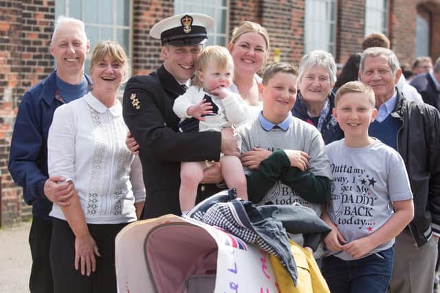 Dean Goody with his family