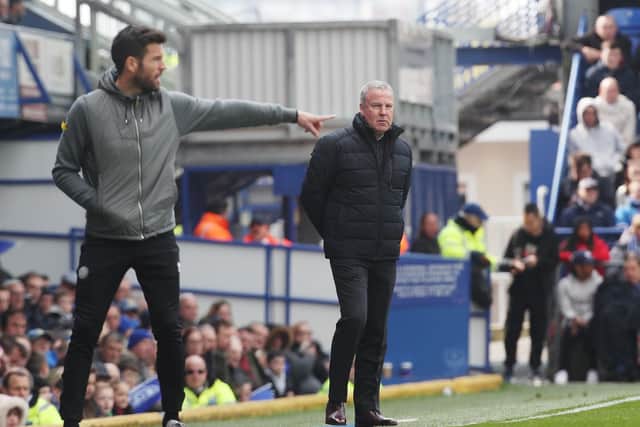 Action from the first half of Pompey's clash against Rochdale at Fratton Park.