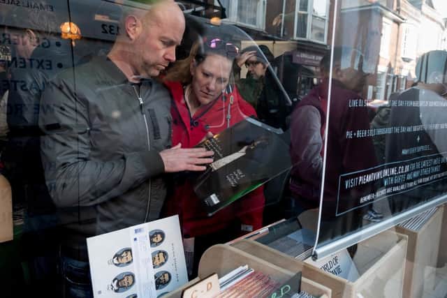 There were more than 500 limited edition records released to mark the day as a celebration of all things vinyl and the independent shops which sell them. Picture: Duncan Shepherd.