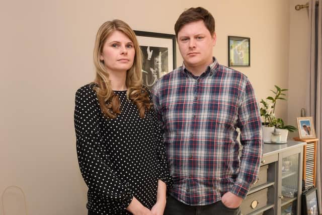Emma and Richard Proud lost thousands of pounds after booking their wedding at the Alverbank Hotel in Gosport. Picture: Keith Woodland (300319-3)