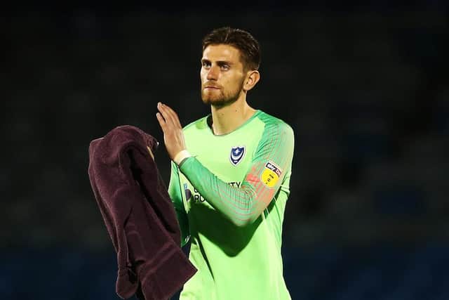 The former Spurs keeper is tied down at Fratton Park until June 2020