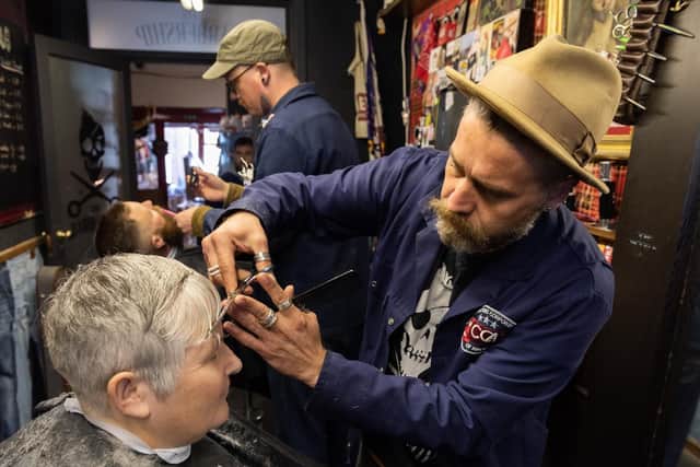 The Barbership is expanding into Hillfield Trading and will have nine seats for hair cutting -
Picture: Duncan Shepherd