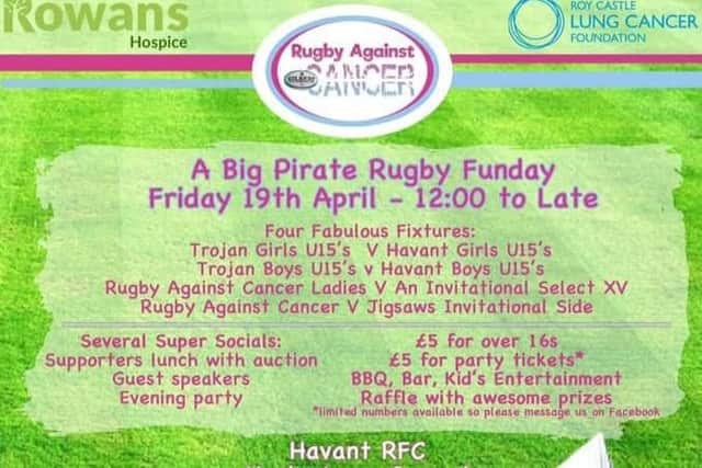 The Big Pirate Rugby Fun Day takes place on Friday