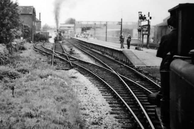 The Hayling Billy arriving at Havant. Picture: Barry Cox Collection.