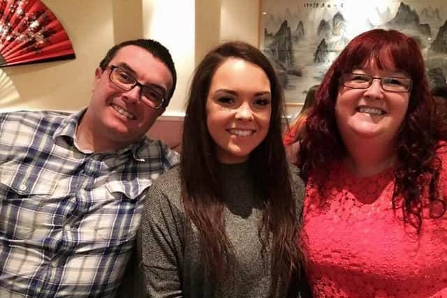 Phil Hennessy, his daughter Shannon and wife Nicola