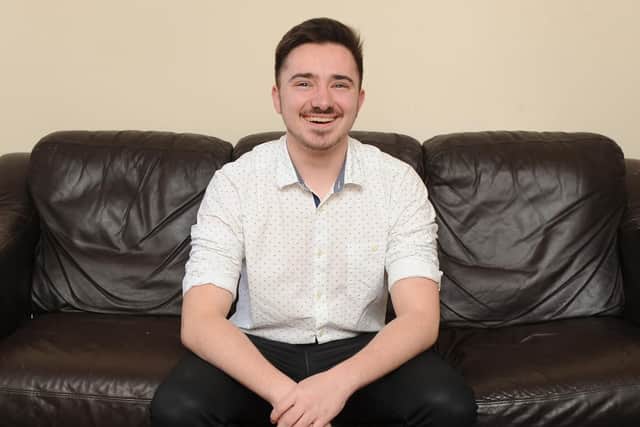 Anthony Davies, 20, has overcome the difficulties of aspergers to produce his own musical.
Picture: Habibur Rahman