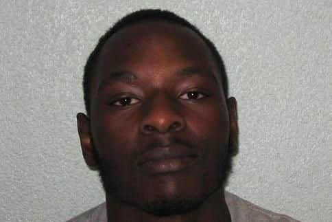 Dean Alford, Michael Karemera and Glodi Wabelua were convicted at Inner London Crown Court of slavery offences after forcing six teenagers to run drugs in Portsmouth.Pictured is: Michael Karemera