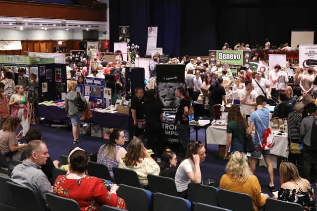 Portsmouth Vegan Festival 2019, Portsmouth Guildhall.           Picture: Chris Moorhouse          (200419-15)