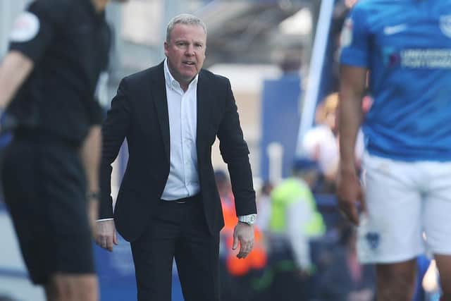 Pompey boss Kenny Jackett. Picture: Joe Pepler