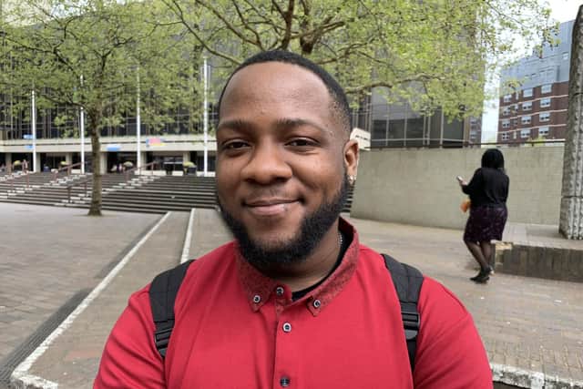 People in Portsmouth have given theirs views on Donald Trump coming to Southsea for the D-Day 75 commemorations in June 2019. Pictured is: Kaine Ugo. Picture: Ben Fishwick