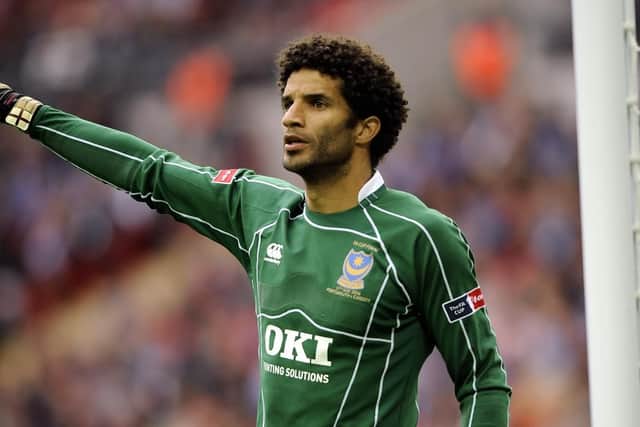 England international goalkeeper amassed 158 appearances during his time at Fratton Park