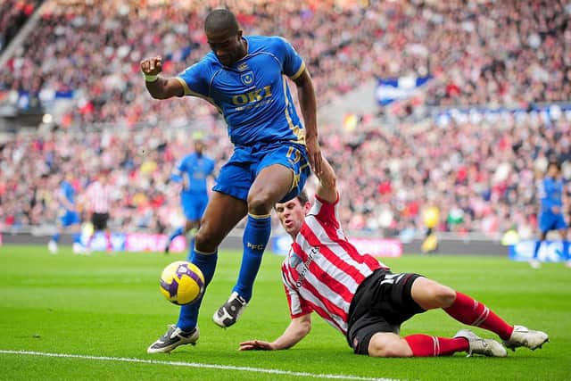 Defender made 96 Pompey appearances in a two season stay at Fratton Park.
