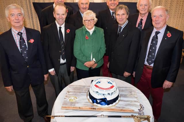 Members of the centenary committee at Emsworth Sailing Club