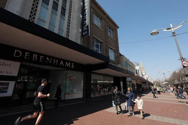 Debenhams in Palmerston Road, Southsea.     Picture: Chris Moorhouse (110419-72)