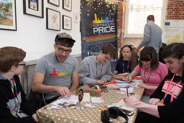 Pictured is: The Portsmouth Pride table.Picture: Keith Woodland (270419-16)