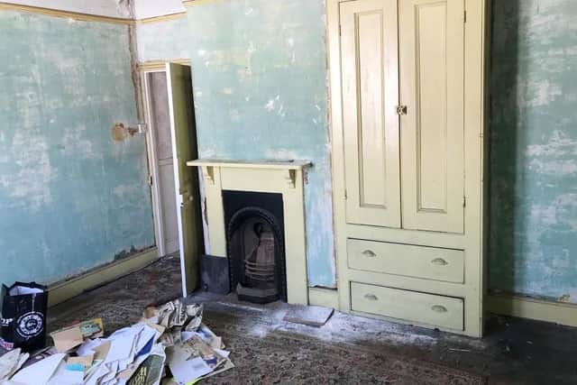 The house is due to be auctioned on May 3. It is in need of upgrading and refurbishment.