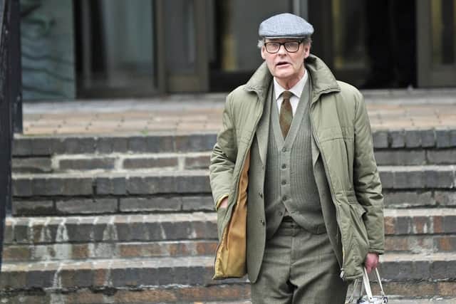 Stuart Eager outside Portsmouth Crown Court 
 (020119-1)