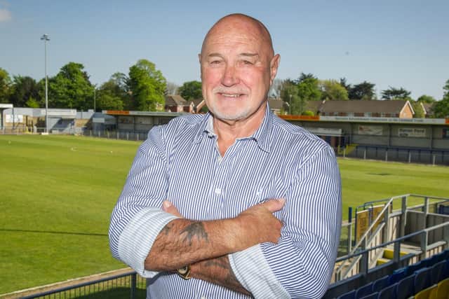 29/5/19

Story: Havant & Waterlooville Football Club (Hawks have announced their new manager, Paul Doswell.

Pictured: Chairman, Derek Pope   

Picture: Habibur Rahman