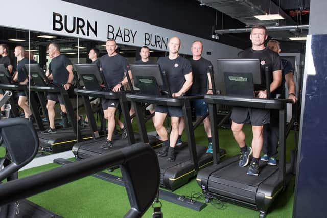 Hampshire Fire Service kick off training at Village Gym for Everest Climb
Picture: Darren Coates D&M Photography