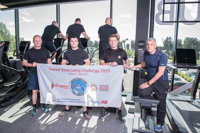 Hampshire Fire Service at the Villlage Gym
Picture: Darren Coates D&M Photography