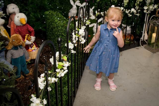 Harper Curtis at the Enchanted Walk at Keydell Nurseries