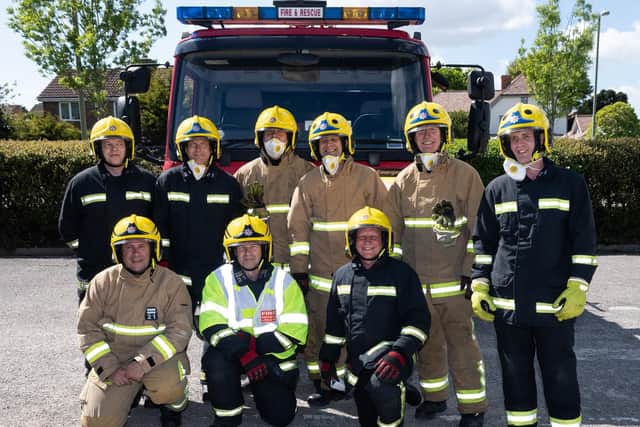 Hayling Island Fire crews. Picture: Keith Woodland (270419-72)