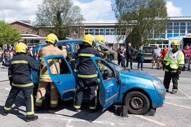 Removing the roof. Picture: Keith Woodland (270419-58)