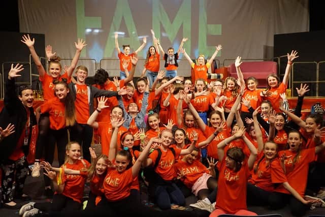Admiral Lord Nelson pupils in their recent production of the musical, Fame.