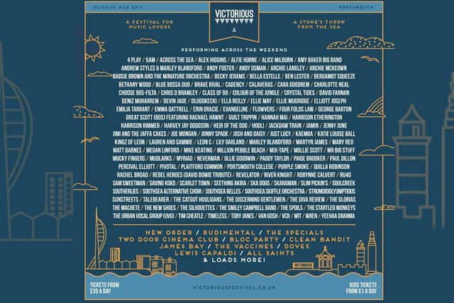 More than 120 new, unsigned and local acts have been added to the bill of Victorious Festival 2019