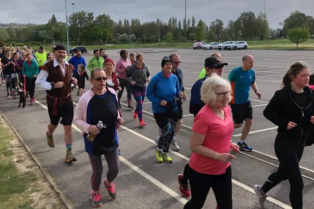 Portsmouth Lakeside parkrun birthday event