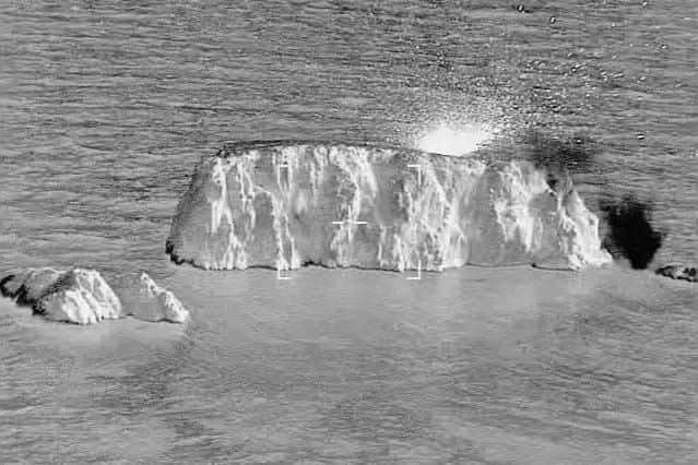HMS Duncan shows off her gunnery skills