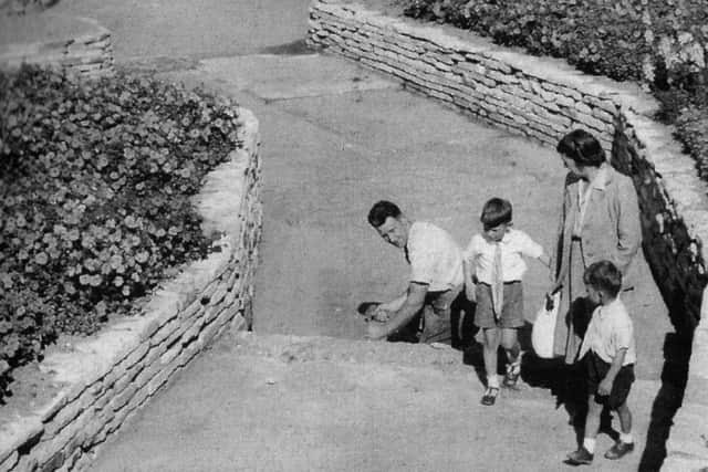 After the war bomb sites in Southsea were made into gardens before rebuilding began. Picture: Tony Triggs Collection