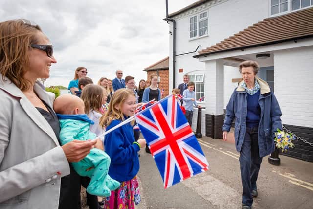 HRH The Princess Royal pictured with well-wishers during her visit to Emsworth Sailing Club today. The visit was arranged to help the club celebrate its centenary..
Photograph by Christopher Ison
07544044177
chris@christopherison.com
www.christopherison.com