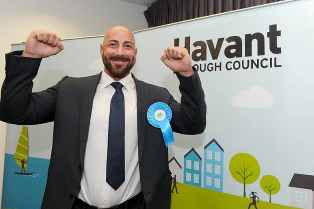 David Jenner, the new Conservative councillor for Hart Plain. Picture: Sarah Standing (020519-7833)