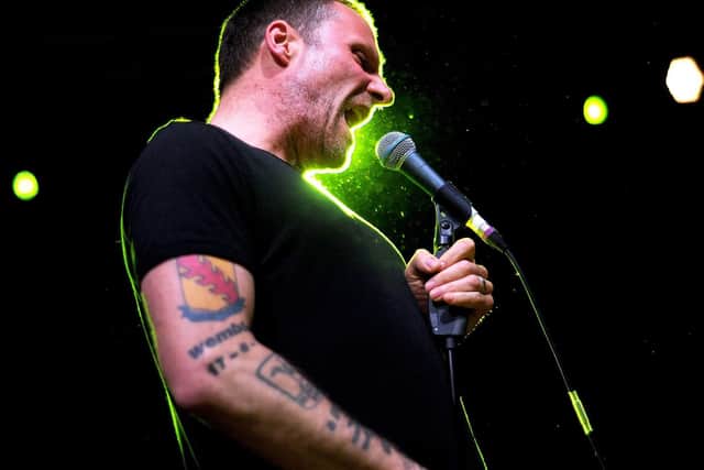 Sleaford Mods at The Pyramids Centre, Southsea on May 2, 2019. Picture by Paul Windsor