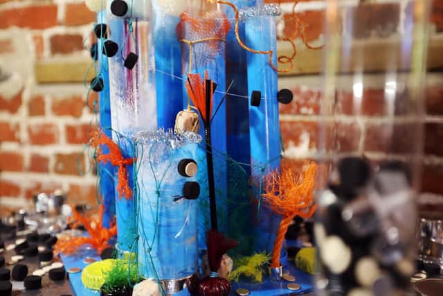 What Can We Do? by Kristy Fleury, Anna Evie and Maia. Turning The Tide art exhibition at Explosion Museum, Gosport