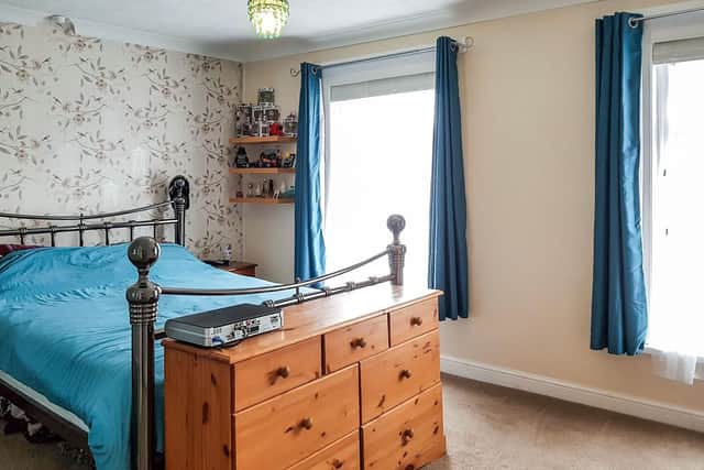 The house has three generously sized bedrooms