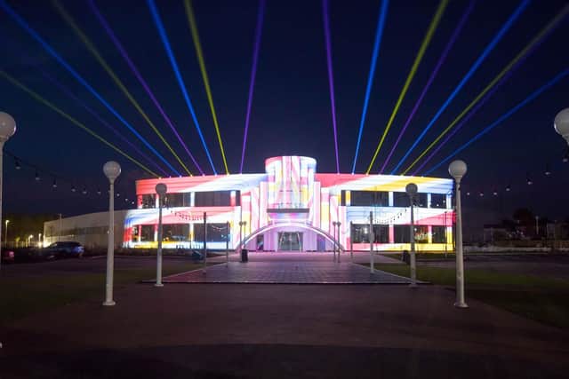 General views of the new Splash 40m swimming pool, which has now officially opened at Butlins holiday resort in Bognor Regis, West Sussex.